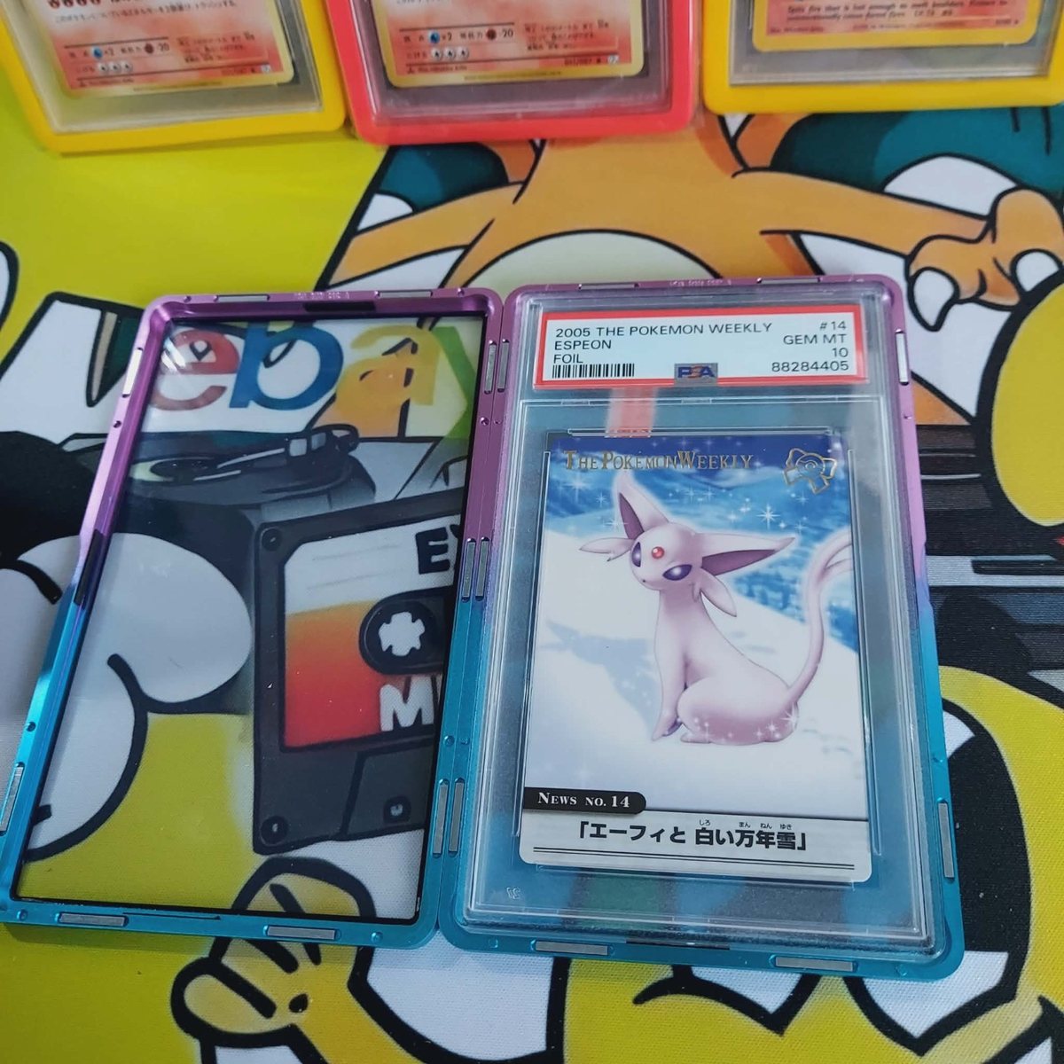 PSA10 Espeon POKEMON WEEKLY FOIL ADVANCED GEN PROMO #53 grail card – Photo 2