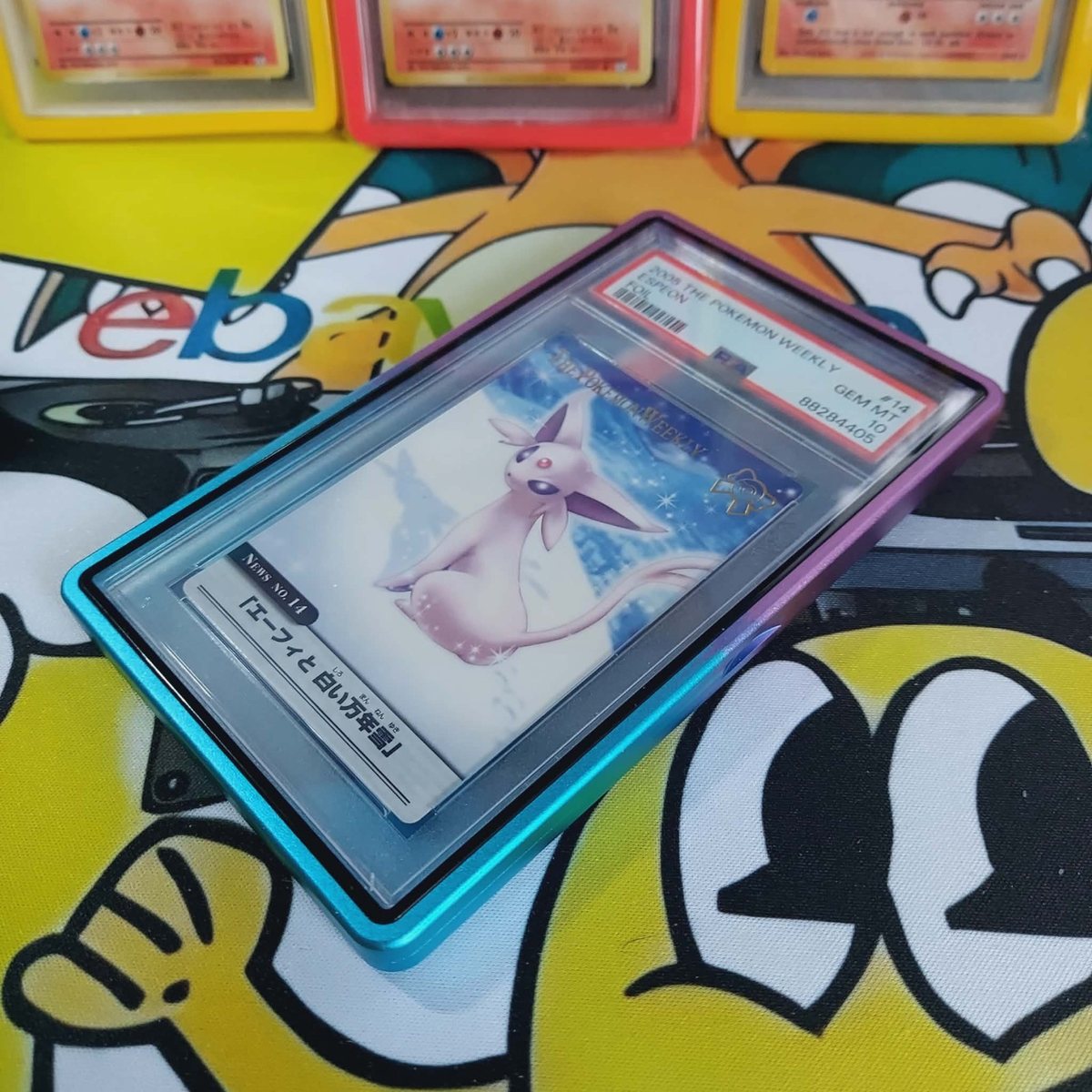 PSA10 Espeon POKEMON WEEKLY FOIL ADVANCED GEN PROMO #53 grail card – Photo 3